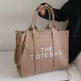 The Tote Bag for Woman Handbag New Fashion Versatile Large Capacity Fashionable Crossbody Bags Portable Luxury Letter Bag