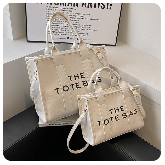 The Tote Bag for Woman Handbag New Fashion Versatile Large Capacity Fashionable Crossbody Bags Portable Luxury Letter Bag
