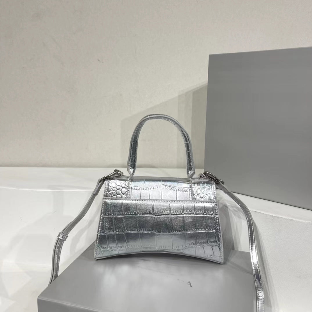 Luxury Designer Handbag Women's Top Quality PU Leather Shoulder Bag Crocodile Pattern Crossbody Bag