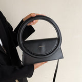 Fashion Handbags for Women High Quality Shoulder Bag Luxury Design Clutch Bag Lady Purses Crossbody Bag Big Round Handle Bag