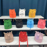 High Quality Bucket Bag for Women New Luxury Designer Vintage Small Women Shoulder Crossbody Bags Matte Pu Leather Handbags