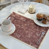 Lion Tiger Cotton Linen Placemat Washable for Dining Table No Slide Heat Resistant Everyday Use Table Mats