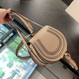 Classic Saddle Bag Women Retro Crossbody Bag Shoulder Bags