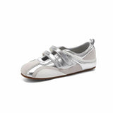 1 pair of silver/gold sneakers size 40- (689) 278-0122