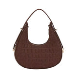 17cm dark brown round bag-535354442