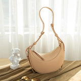 Fashion French half moon armpit bag leisure single shoulder bag dumpling Bag Messenger saddle women's bag