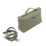 High Quality Multiple Color Women Fashion Genuine Leather Handbag Ladies Zipper Cosmetic Bag 2023 New Simple Simple Shoulder Bag