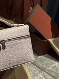 High Quality Multiple Color Women Fashion Genuine Leather Handbag Ladies Zipper Cosmetic Bag 2023 New Simple Simple Shoulder Bag