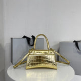 Luxury Designer Handbag Women's Top Quality PU Leather Shoulder Bag Crocodile Pattern Crossbody Bag